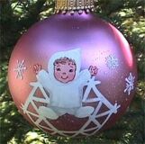 Baby Snowflake Pink Ball