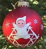 Baby Snowflake Red Ball