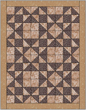 Split Nine Patch Quilt