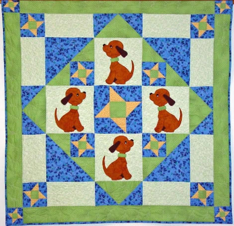 Dog Star Quilt By Jeanne Prue