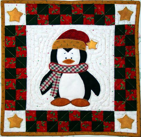 Star Penguin Quilt by Jeanne Prue