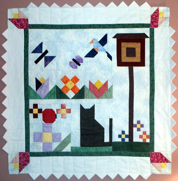 Little Garden Quilt by Gretchen Garvine