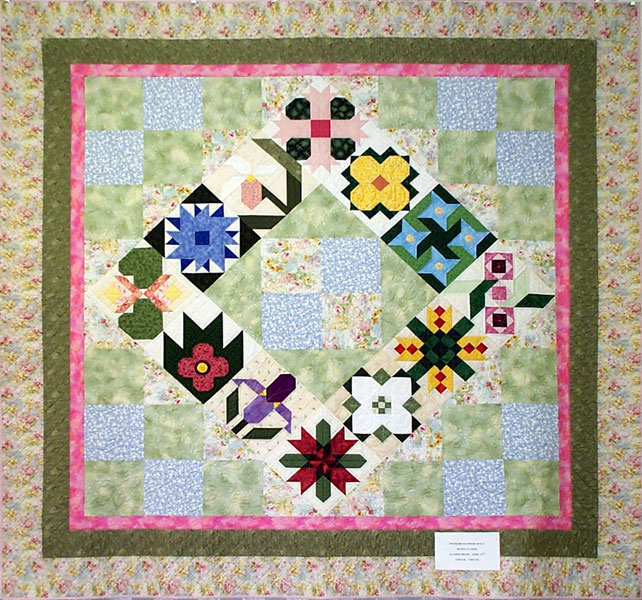 Roxanna Herders's Winsome Wildflowers Quilt