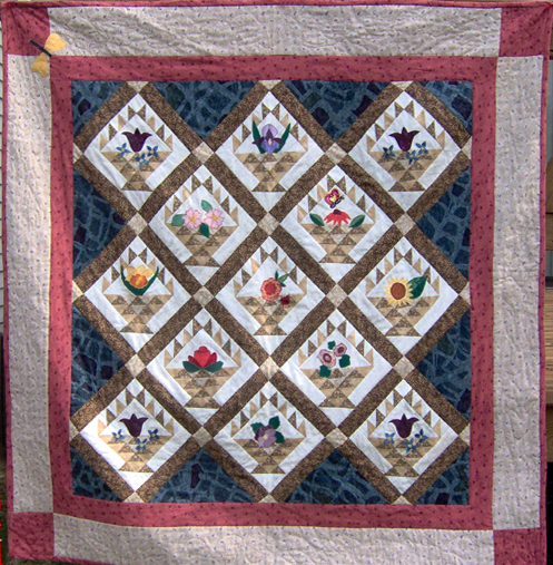 Valinda Makar's Bonny Baskets Quilt