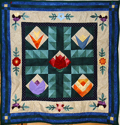 Valinda Makar's Wee Flower Patch Quilt