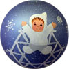 Baby Snowflake on Blue Ball