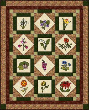 Birthday Blossoms Quilt