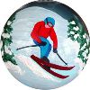 Skier Ornament