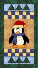 Penguin in the Woods Quilt