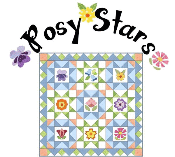 Posy Stars Quilt BOM logo