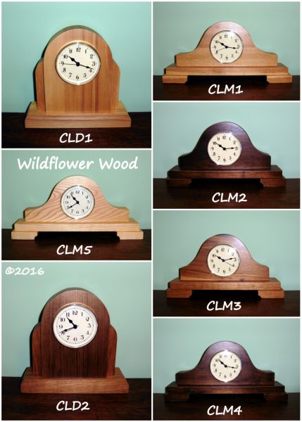 Clocks from Wildflower Wood