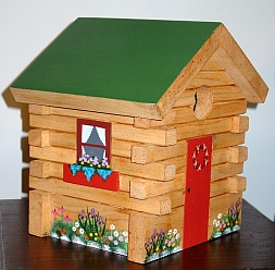 Log Cabin Birdhouse from Wildflower Wood