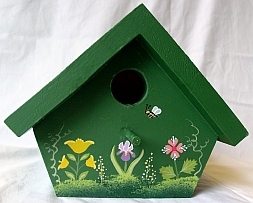 Dark Green Nuthatch Birdhouse from Wildflower Wood